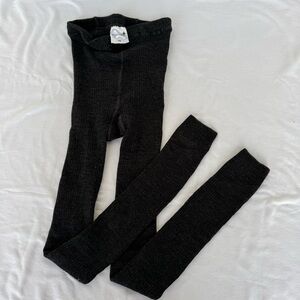 SMARTWOOL Footless Ribbed Tights - SMALL